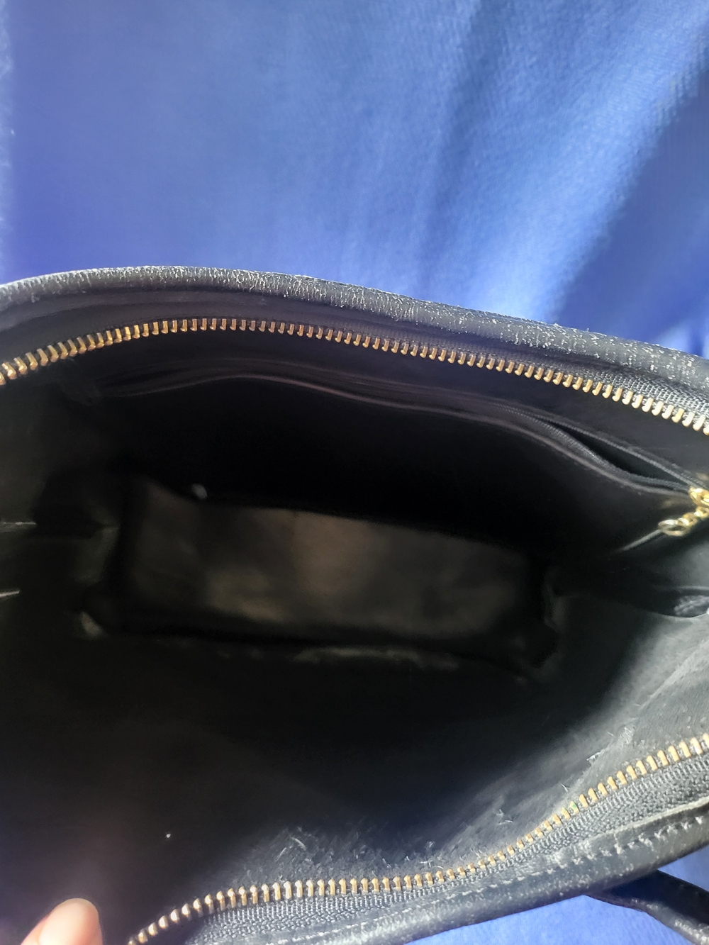 Coach Black Leather & Canvas Shoulder Bag - Picture 13 of 16